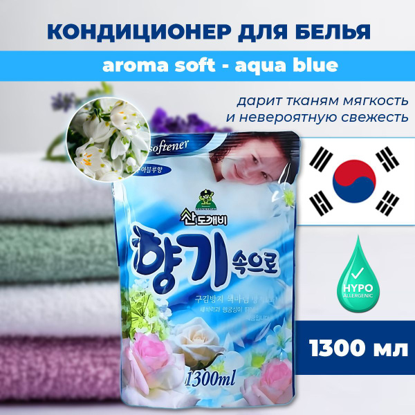 Кондиционер для белья Sandokkaebi Aroma Soft "Aqua Blue ...