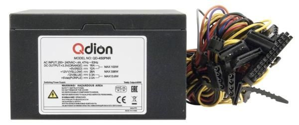 Блок питания компьютера Qdion QD-500PNR, (QD-500PNR) - купить с ...