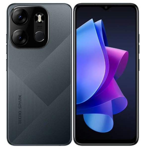 Смартфон Tecno Spark Go 2023 черный 64 ГБ - купить по выгодной цене в ...