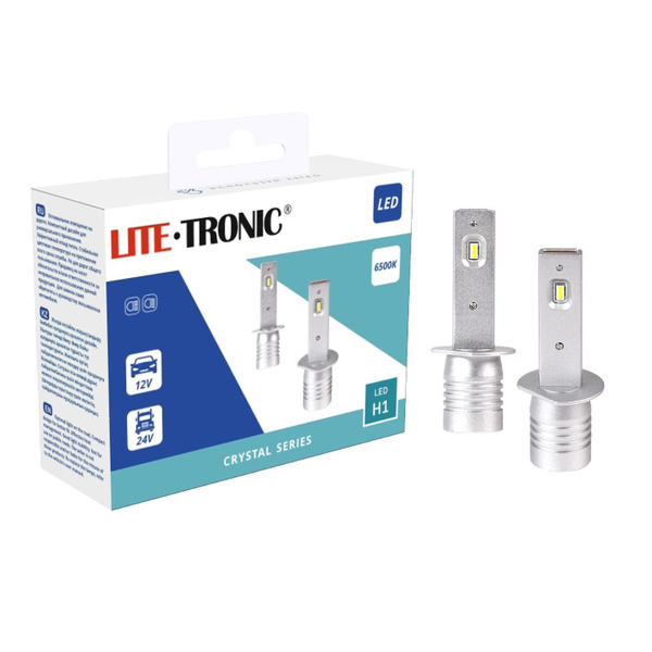 Лампа автомобильная LITE-TRONIC Crystal 12В/24В, 2 шт. купить по низкой ...