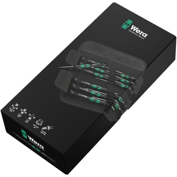 Набор отверток Wera 073675 Kraftform Micro-Set/12 SB 1 05073675001 ...