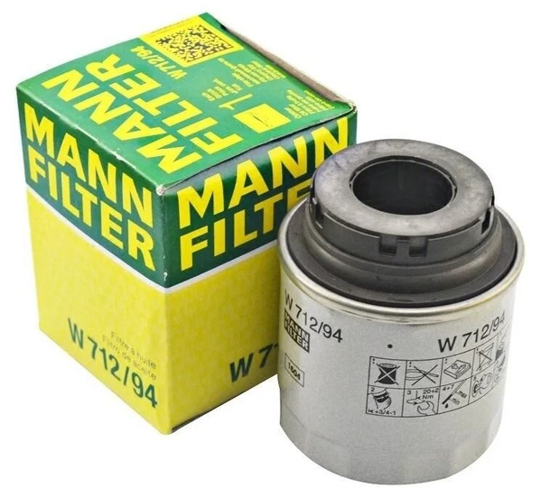 Фильтр масляный MANN FILTER MANN W 712/94 - купить по выгодным ценам в ...