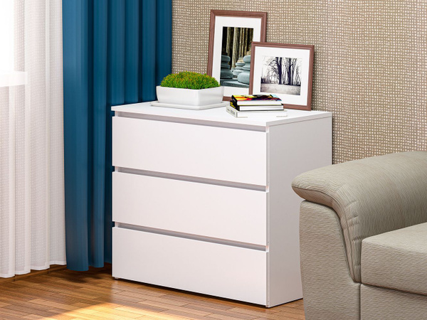 Комод ЛИОН СКМ 25, 80x42x71 см, 3 ящ. - купить по выгодной цене в ...