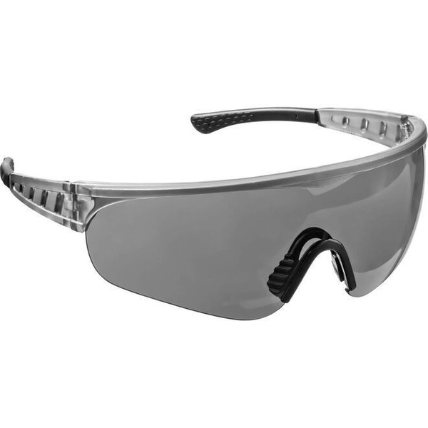 Очки защитные STAYER HERCULES, серые, мягкие двухкомпонентные дужки ...