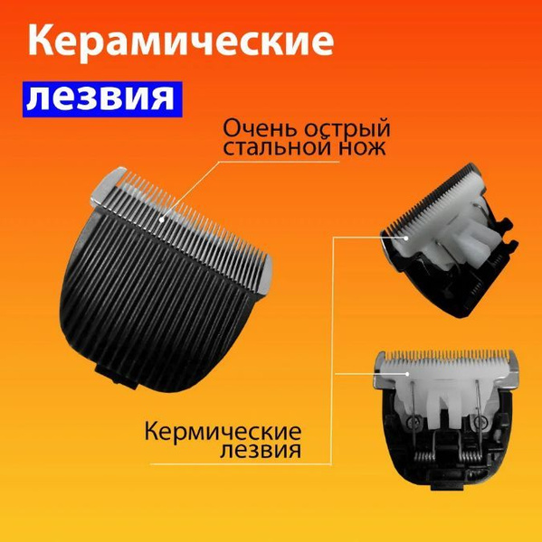 Сменное лезвие электро-машинок для стрижки (24 зубца) GM-634, GM-635 ...