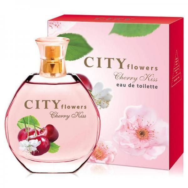 City Parfum CITY FLOWERS - CHERRY KISS (w) Туалетная вода 50 мл (586360082)