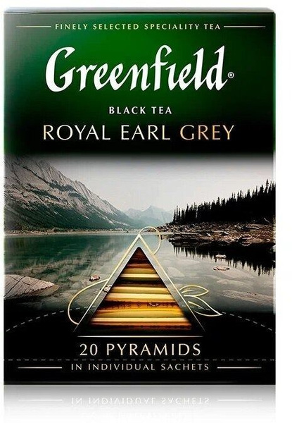 Чай черный Greenfield Royal Earl Grey в пирамидках, 20 пак. купить на ...