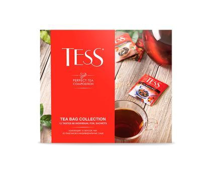 Tess Чай набор чая 12 видов, 1уп/60пак. - купить с доставкой по ...