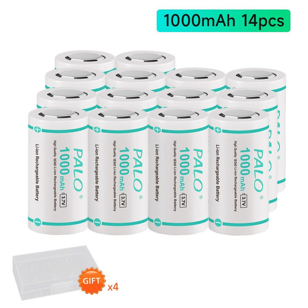 Аккумулятор литий-ионный PALO 18340 18350 3.7V 1000mAh аккумулятор ...