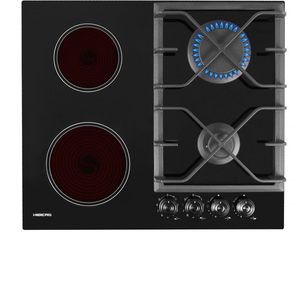 Варочная поверхность HIBERG VM 6020 B комбинированная ...