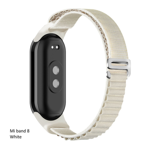 Тканевый ремешок для фитнес браслета Xiaomi Mi Band 8 (Ксиоми Ми Бэнд 8 ...
