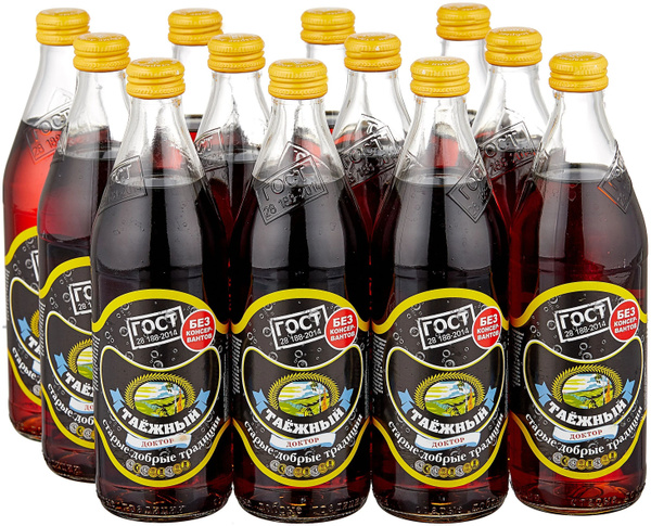 Газированный напиток Старые добрые традиции Таёжный доктор (0,5л*12шт ...