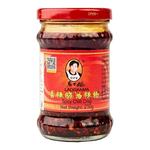 Соус Lao Gan Ma острый с хрустящим перцем чили, 210г - купить с ...