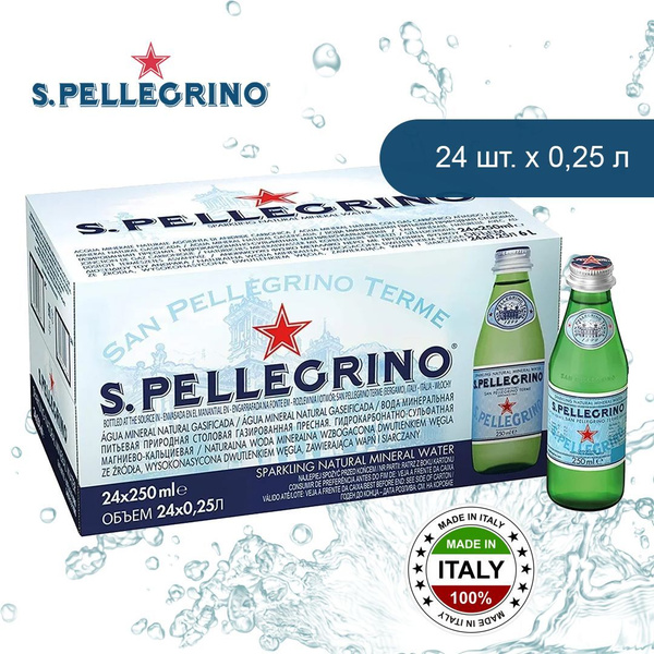 Вода San Pellegrino / Сан Пеллегрино минеральная, лечебно-столовая ...