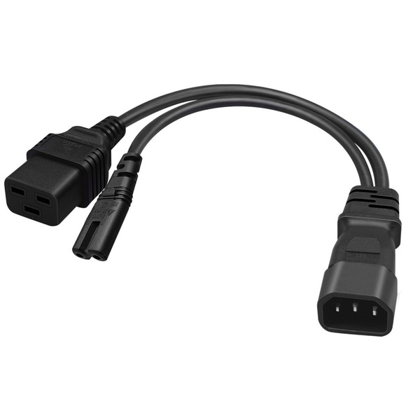 Кабель питания C14 на C7+C19 купить на OZON по низкой цене (1769147435)