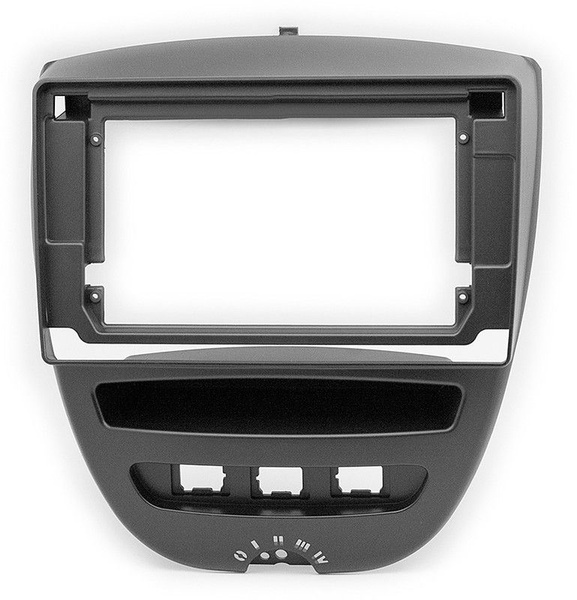Coperchio Vano Portaoggetti Per Citroen C1 Peugeot 107 Toyota Aygo - 2005-2014 Nero