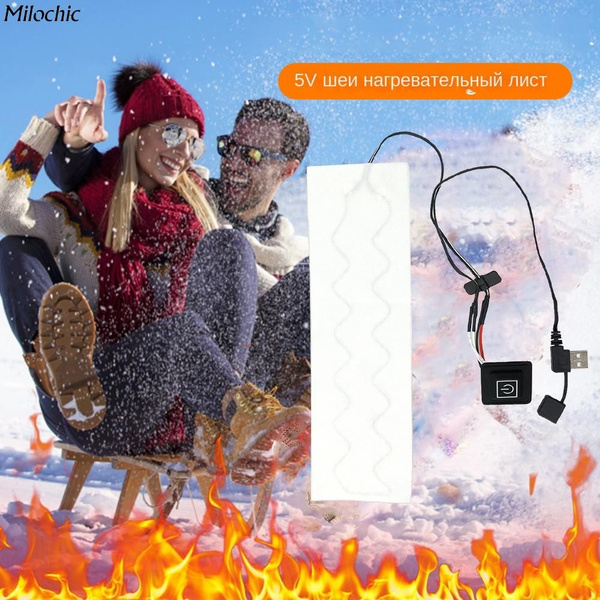 USB электрическая грелка для одежды, 3 уровня для зимнего кемпинга на ...