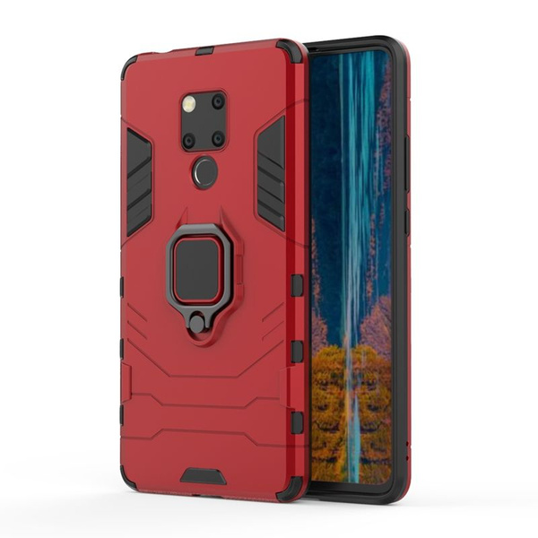 Противоударный чехол с кольцом для Huawei Mate 20 X / Хуавей Мейт 20 Х ...