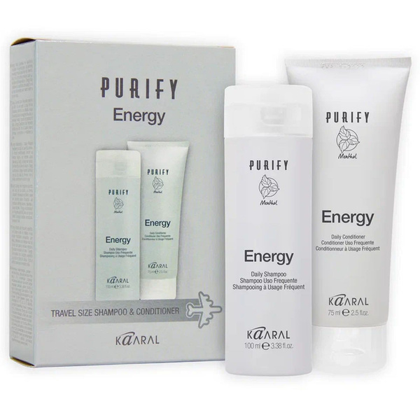 Kaaral Purify-Energy дорожный набор (шампунь 100 мл + кондиционер 75 мл ...