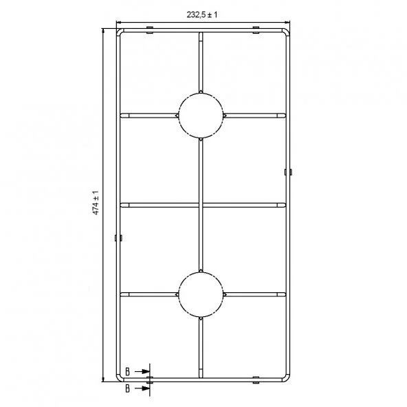 Решетка для газовых кухонных плит Beko Arcelik - купить с доставкой по ...
