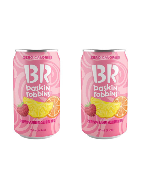 Газированный напиток Baskin Robbins Щербет Зеро 350мл х 2шт - купить с ...