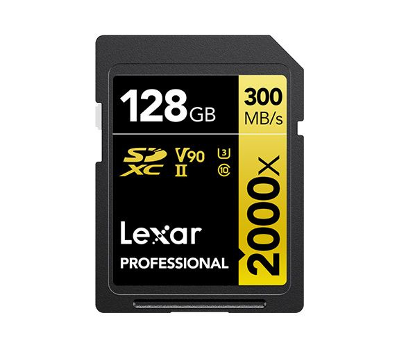 Карта памяти Lexar SDXC 128GB Professional 2000x UHS-II U3 V90 (300/260 ...
