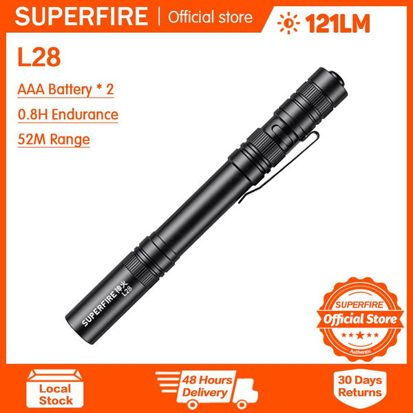 SUPERFIRE X18/L28 Ручной фонарик-ручка Мини-портативный фонарик EDC ...