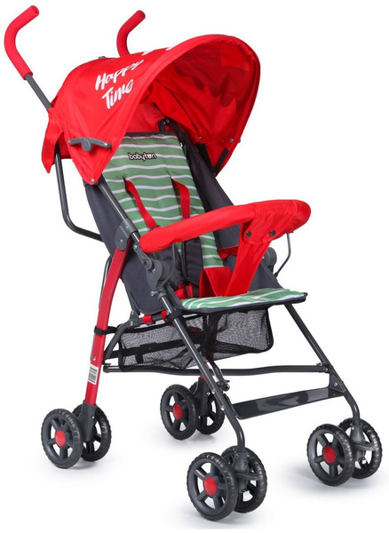 Коляска прогулочная Babyton Zoo FL801-C-3, красный - купить с доставкой ...
