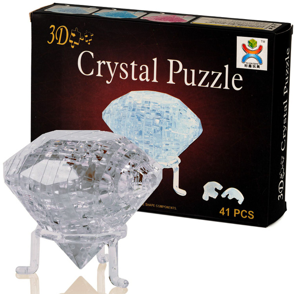 3D-Пазл Yuxin "Бриллиант" Crystal Puzzle, Прозрачный - купить с ...
