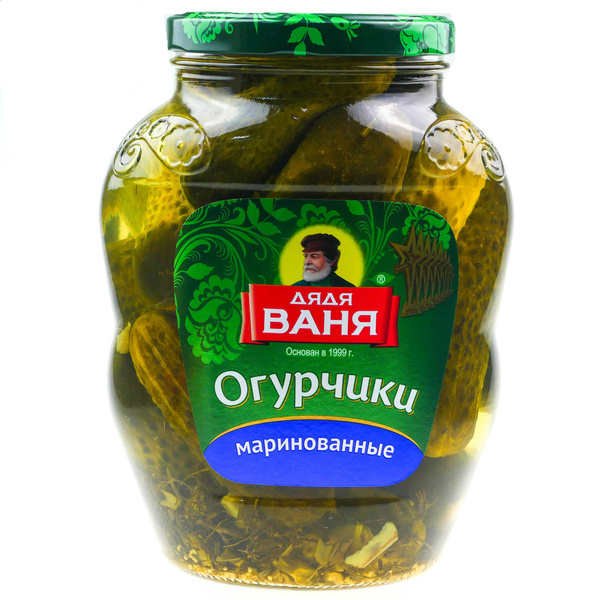 Огурцы маринованные Дядя Ваня 1,8 л купить на OZON по низкой цене ...