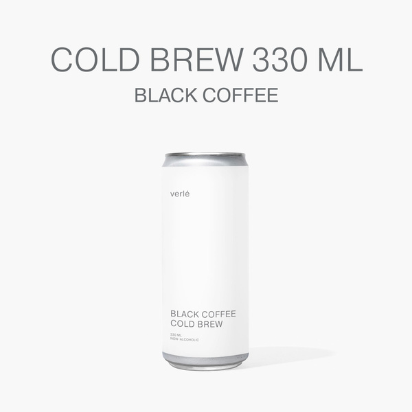 Холодный кофе Verle BLACK COFFEE COLD BREW 330 мл - купить с доставкой ...