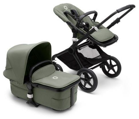 Коляска универсальная 2 в 1 Bugaboo Fox 3 Complete BLACK/FOREST GREEN ...