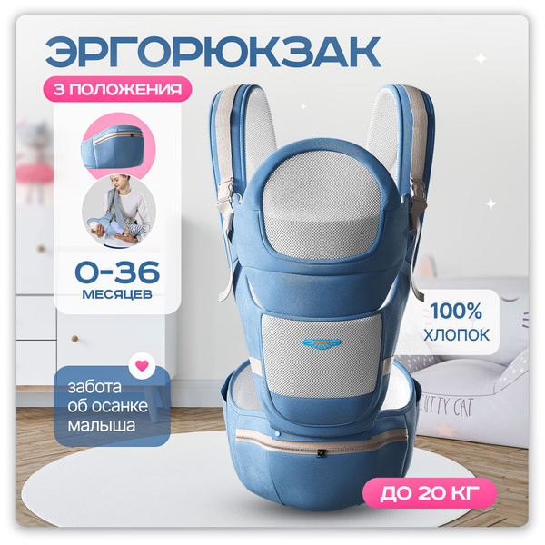 Эргорюкзак для новорожденных / Кенгуру переноска для детей - купить с ...