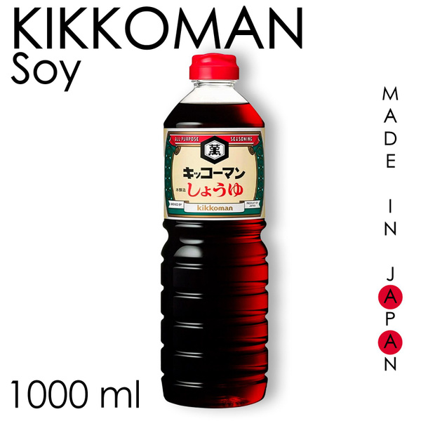 Японский соевый соус Kikkoman натурального брожения 1 литр, Япония ...
