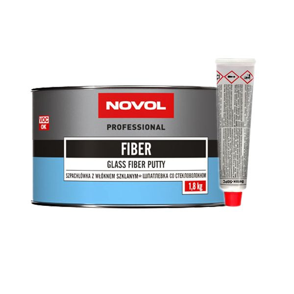 Шпатлевка со стекловолокном novol fiber