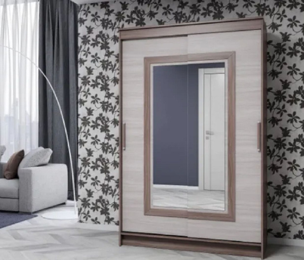 Шкаф-купе Эра Элегант_Ясень шимо светлый/ Ясень шимо тёмный ...