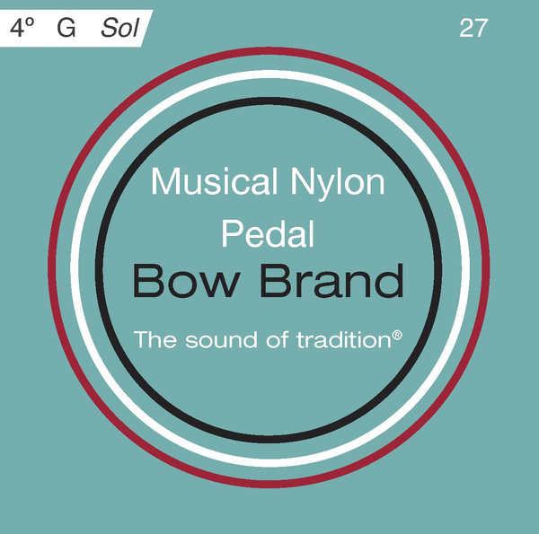 Струна Соль (G) 4-й октавы Bow Brand Artists Nylon, нейлон, для ...