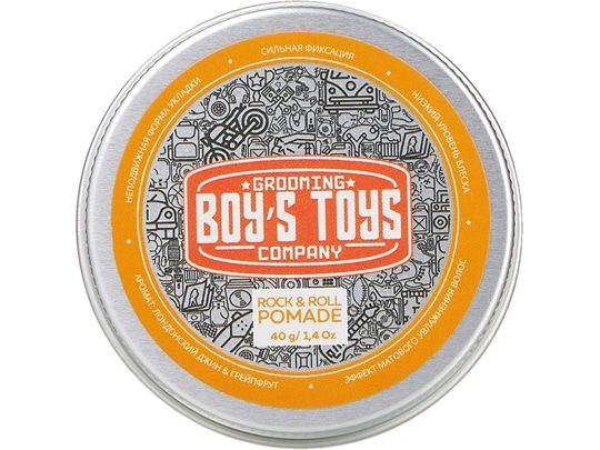 Помада для волос сильной фиксации Boys Toys Rock & Roll Pomade - купить ...