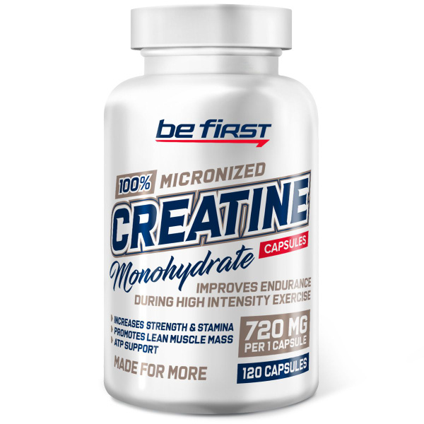 Креатин моногидрат в капсулах Be First Creatine Monohydrate Capsules ...