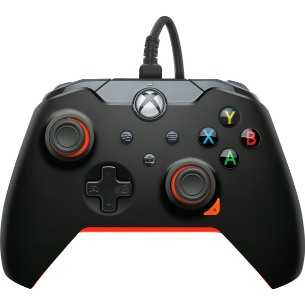 Геймпад PDP, для Xbox One, Windows, черный, оранжевый - купить по ...
