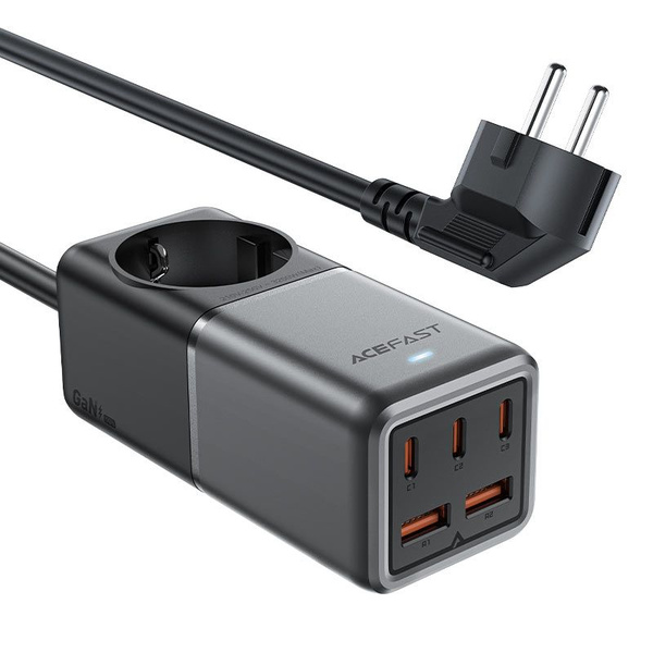 Сетевое зарядное устройство ACEFAST Z2, 75 Вт, IEC C5 (3-pin), GaN ...