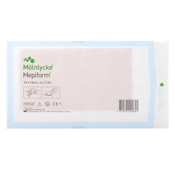 Mepiform Мепиформ силиконовая повязка пластырь от рубцов и шрамов 10 см ...