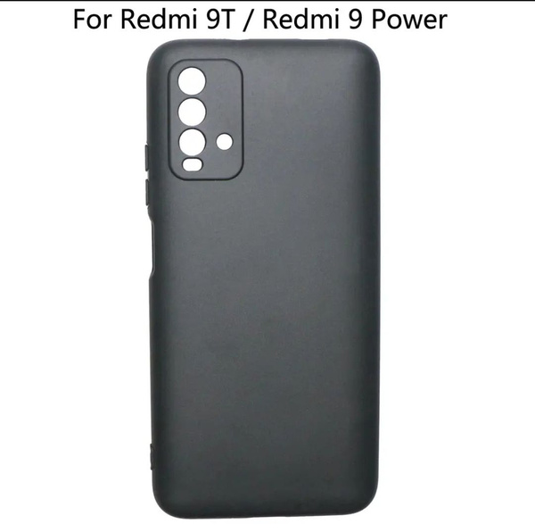 Xiaomi Redmi 9T силиконовый черный матовый чехол для сяоми, ксиоми ...