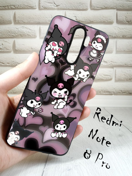Чехол на redmi not 8 pro c аниме, бампер на редми нот 8 про с принтом ...