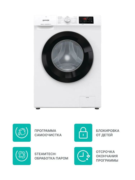 Стиральная машина Gorenje W1HE72SFS, белый - купить по выгодной цене в ...