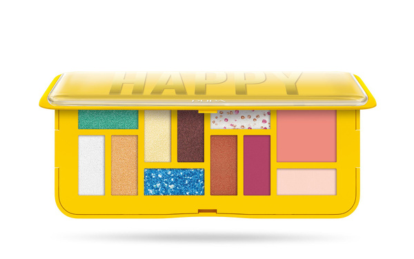 Pupa Палетка для макияжа лица Make-up M 3D Effects Palette Happy, 12 г ...