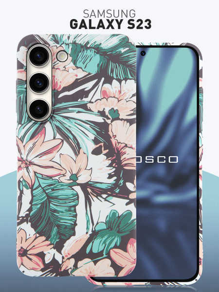 Тонкий пластиковый чехол для Samsung Galaxy S23 (Самсунг Галакси С23) с ...