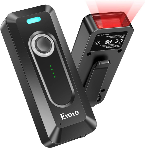 Беспроводной сканер штрих-кода Eyoyo,EY-039,2D Bluetooth с зажимом ...