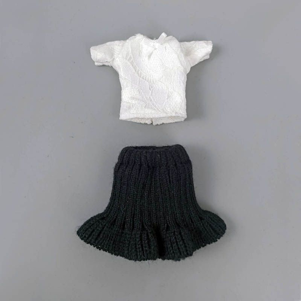 Белая короткая юбка-топ для кукол барби - купить с доставкой по ...