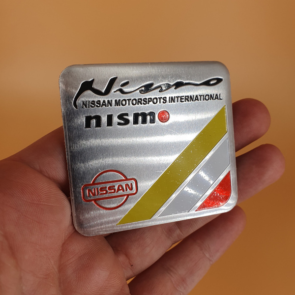 Эмблема наклейка Nismo Ниссан Motorsports International металлическая ...